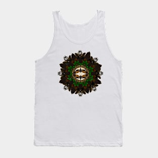 Full moon moths nature ring Tank Top